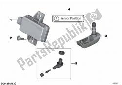 Retrofit tire pressure monitor