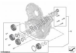 Set camshaft bearing differential cover