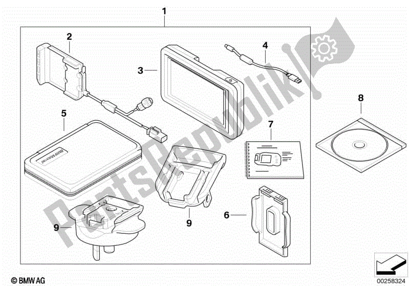 Todas las partes para Bmw Motorrad Navigator Iv Mundo de BMW R 1200R K 27 2006 - 2010