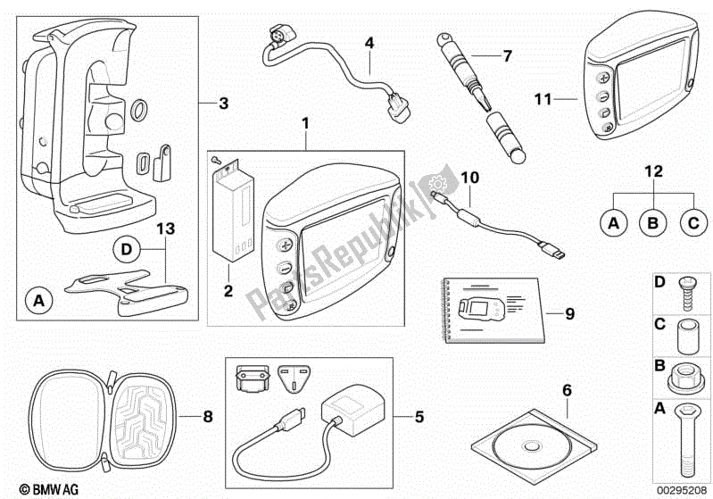 Todas las partes para Bmw Motorrad Navigator Zumo de BMW R 1200R K 27 2006 - 2010