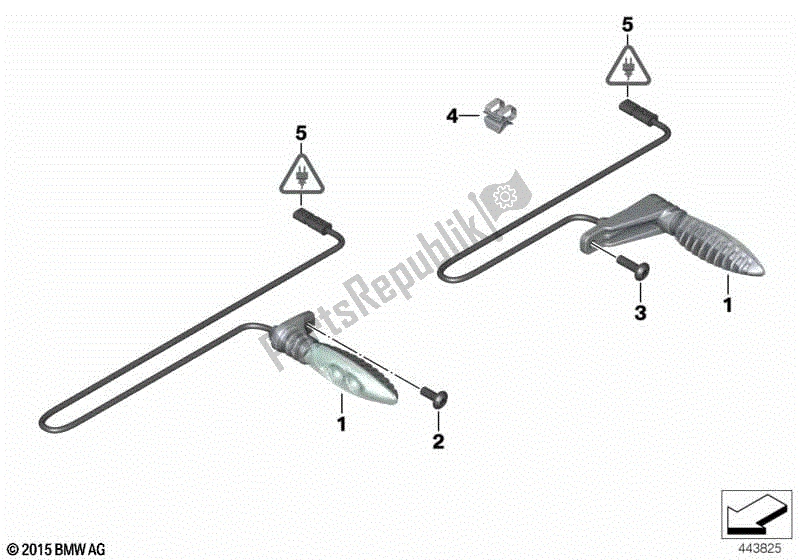 Todas las partes para Indicador De Giro Led de BMW R 1200R K 27 2006 - 2010