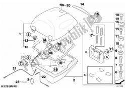 piezas individuales para top case 28i