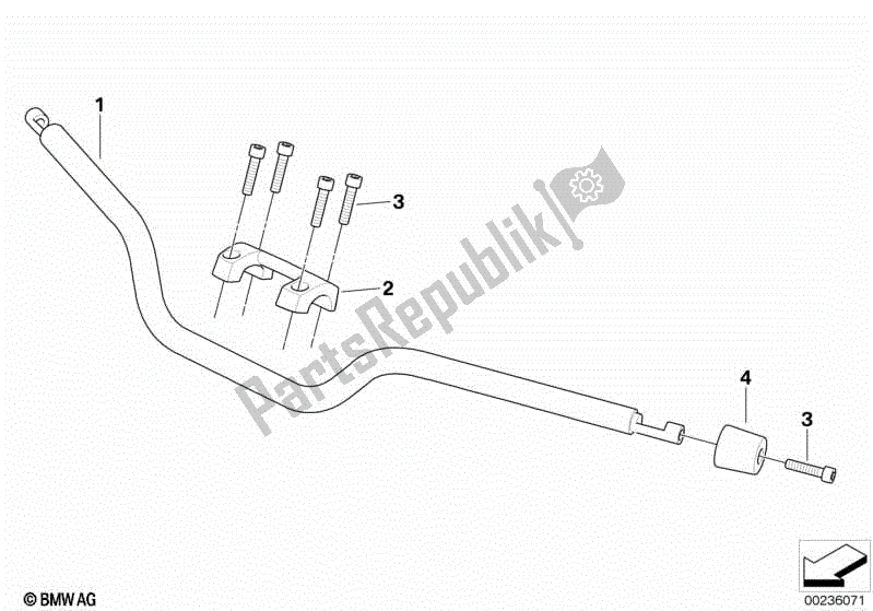 Todas las partes para Manillar de BMW R 1200R K 27 2011 - 2014