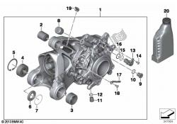 Right-angle gearbox with vent