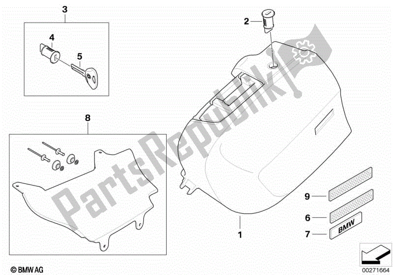 Todas las partes para Caso Del Sistema de BMW R 1200R K 27 2011 - 2014