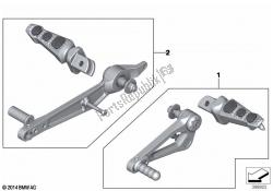 footpegs, ajustável, fresado