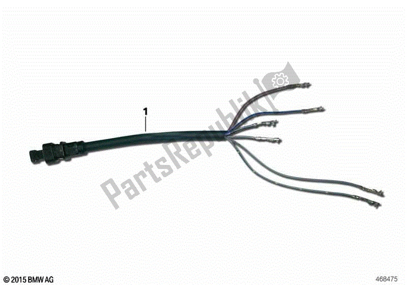 Todas las partes para Cable De Reparación, Puño Del Acelerador de BMW R 1200R K 53 2014 - 2018