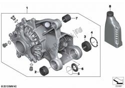 Right-angle gearbox, rear