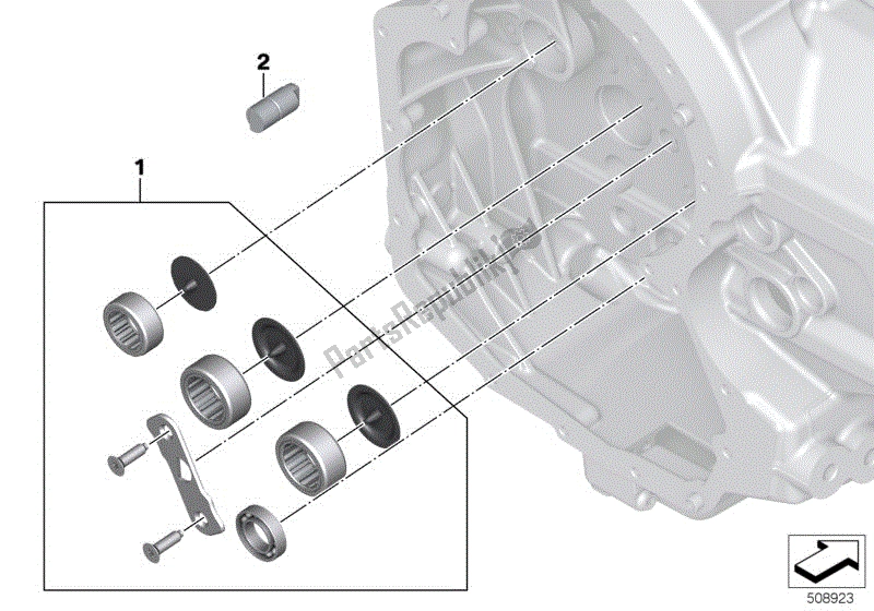 Todas las partes para Establecer Levas Cojinete Extremo Motor Transmisión de BMW R 1200R K 53 2014 - 2018