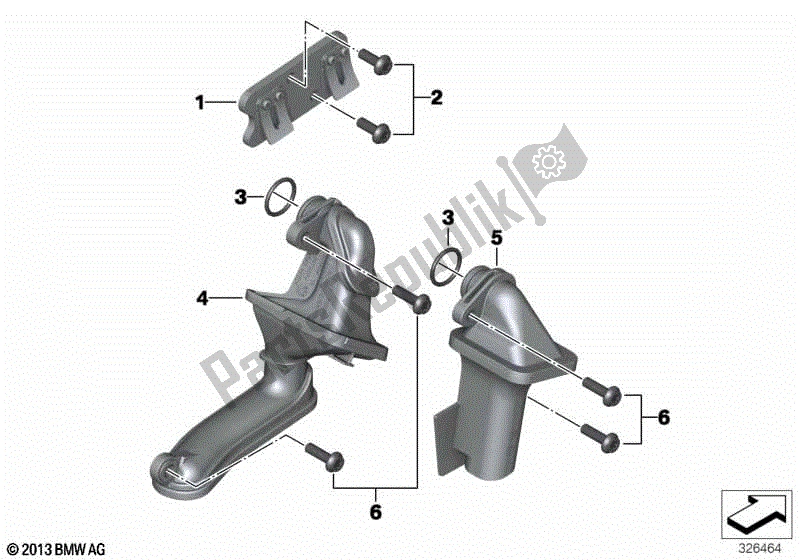 Todas las partes para Tubo De Recogida De Aceite de BMW R 1200 RS K 54 2015 - 2018