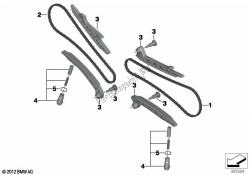 catena di distribuzione-distribuzione / albero a camme