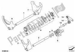 6-speed transmission shift components