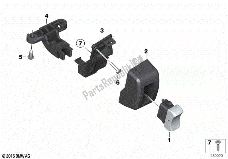 Todas las partes para Interruptor Adicional Asc de BMW R 1200 RT K 26 2004 - 2009