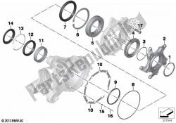 Bearings, ring gear, Integral ABS 1