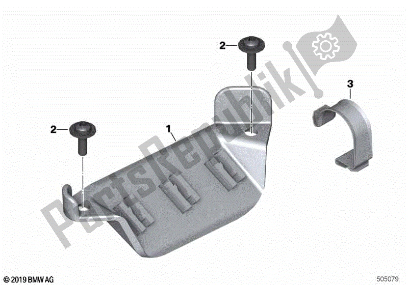 Todas las partes para Terminal De Enchufe De Soporte de BMW R 1200 RT K 26 2004 - 2009