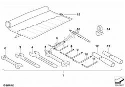 ferramenta para carro, kit suplementar