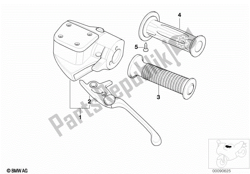 Todas las partes para Conjunto De Control De Embrague de BMW R 1200 RT K 26 2004 - 2009