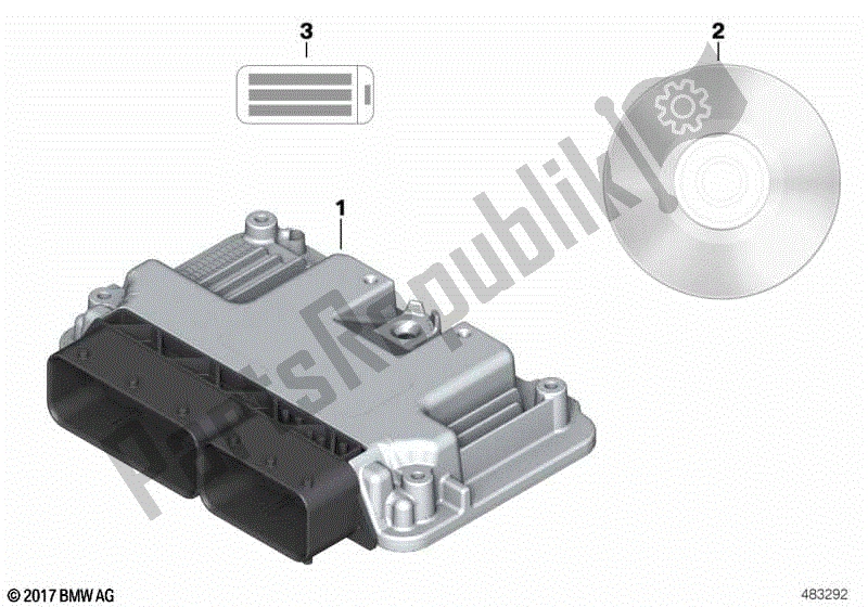 Todas las partes para Unidad De Control de BMW R 1200 RT K 26 2004 - 2009