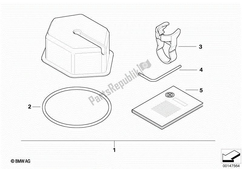 Todas las partes para Kit De Primeros Auxilios de BMW R 1200 RT K 26 2004 - 2009