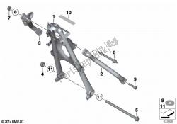 front frame/mounting parts