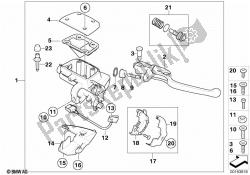 Handbrake lever