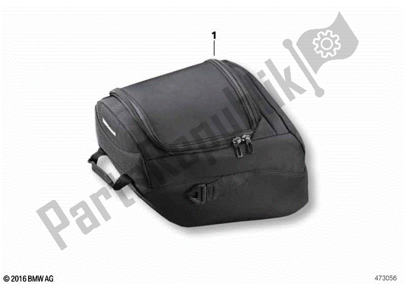 Todas las partes para Bolsillo Interior Para Baúl 28l de BMW R 1200 RT K 26 2004 - 2009