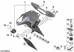 License plate bracket / saddle lock