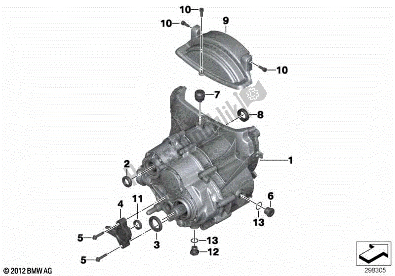 Todas las partes para Transmisión Manual de BMW R 1200 RT K 26 2004 - 2009