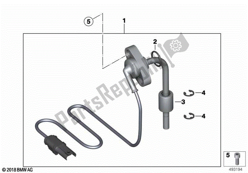 Todas las partes para Sensor De Nivel De Aceite de BMW R 1200 RT K 26 2004 - 2009