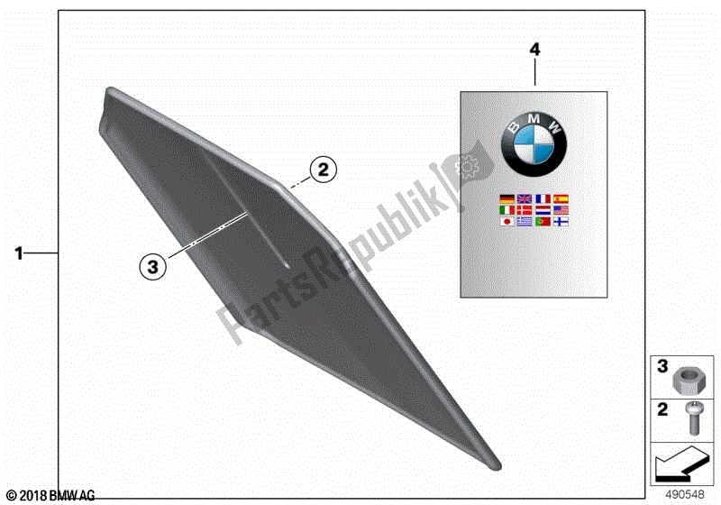 Todas las partes para Juego De Guardabarros de BMW R 1200 RT K 26 2004 - 2009