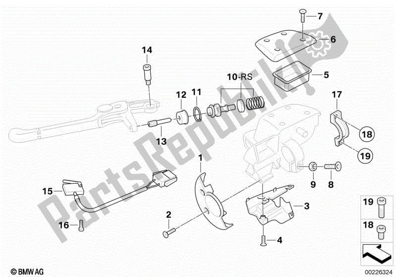 Todas las partes para Piezas Individuales, Montaje De Embrague de BMW R 1200 RT K 26 2004 - 2009