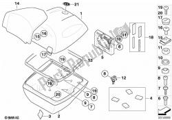 peças individuais para top case 49l