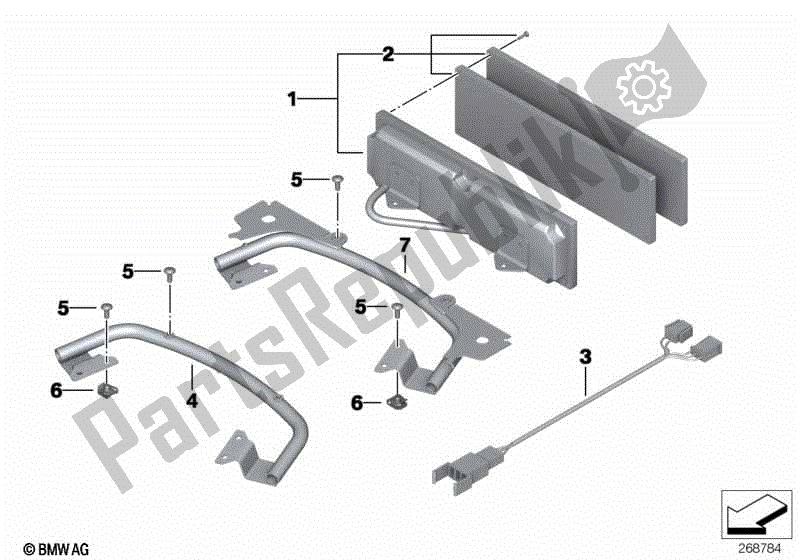 Todas las partes para Señal De Parada de BMW R 1200 RT K 26 2004 - 2009