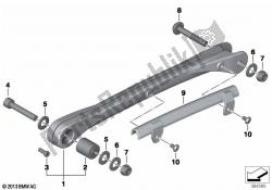 Tension struts with mounting