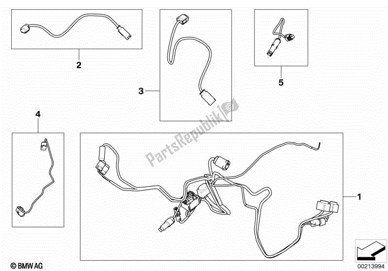 Todas las partes para Cable Auxiliar de BMW R 1200 RT K 26 2010 - 2013