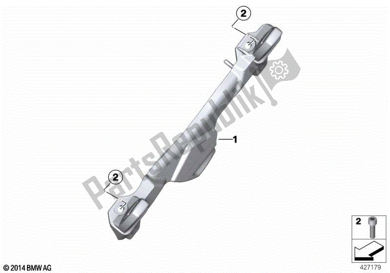 Todas las partes para Titular De La Caja de BMW R 1200 RT K 26 2010 - 2013