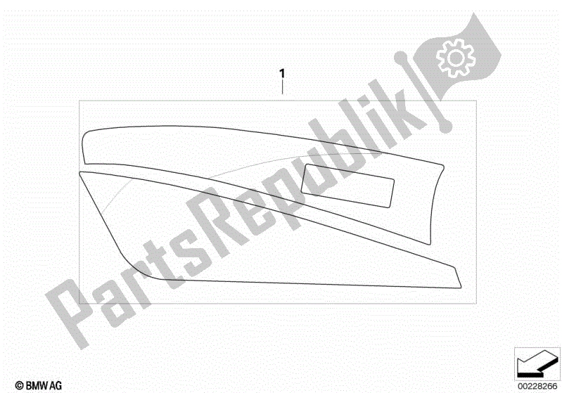 Todas las partes para Etiqueta De Diseño Para El Caso de BMW R 1200 RT K 26 2010 - 2013