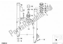 Fork slider/lower fork bridge