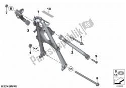 front frame/mounting parts