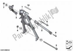 quadro frontal / peças de montagem