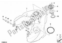 depósito de combustible / piezas de montaje