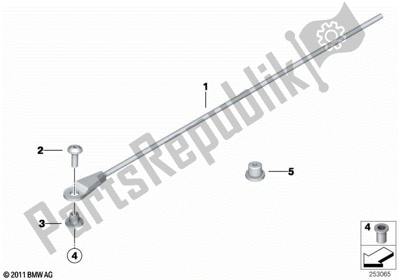 Todas las partes para Correa De Sujeción, Maletín, Vehículo Oficial de BMW R 1200 RT K 26 2010 - 2013