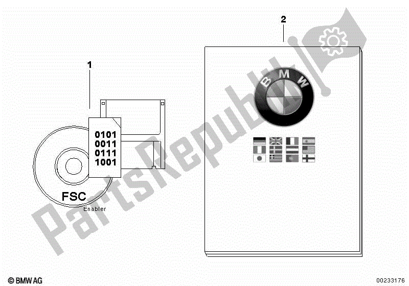 Todas las partes para Actualización De Bluetooth de BMW R 1200 RT K 26 2010 - 2013