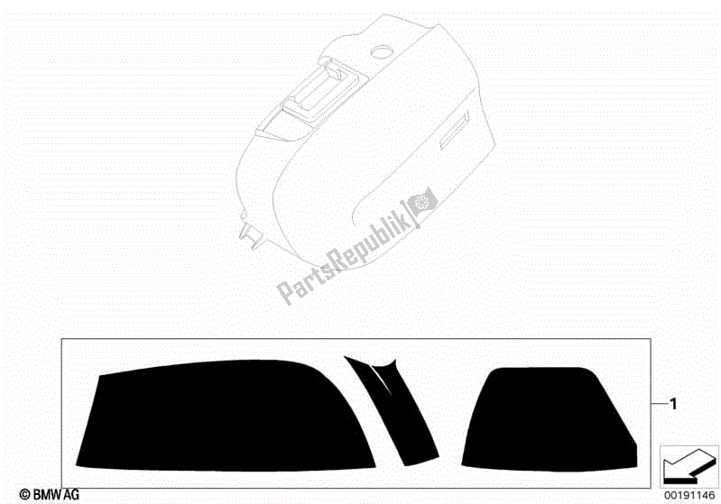 Todas las partes para Envoltura Protectora De Maleta de BMW R 1200 RT K 26 2010 - 2013