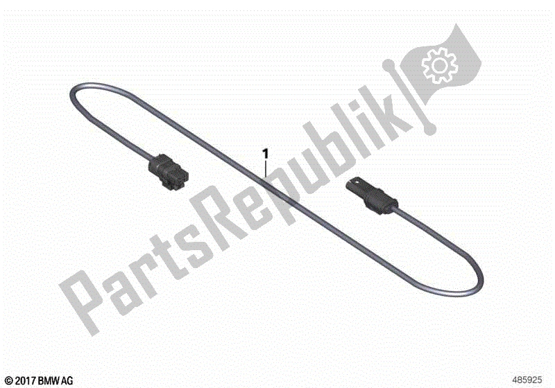 Todas las partes para Cable Adaptador Led Faro Auxiliar de BMW R 1200 RT K 52 2013 - 2018
