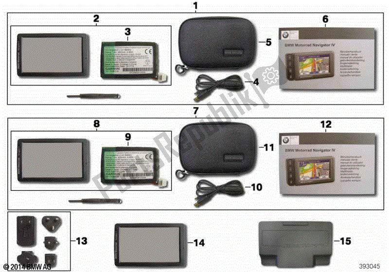 Todas las partes para Bmw Motorrad Navigator V de BMW R 1200 RT K 52 2013 - 2018