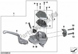 Handbrake lever