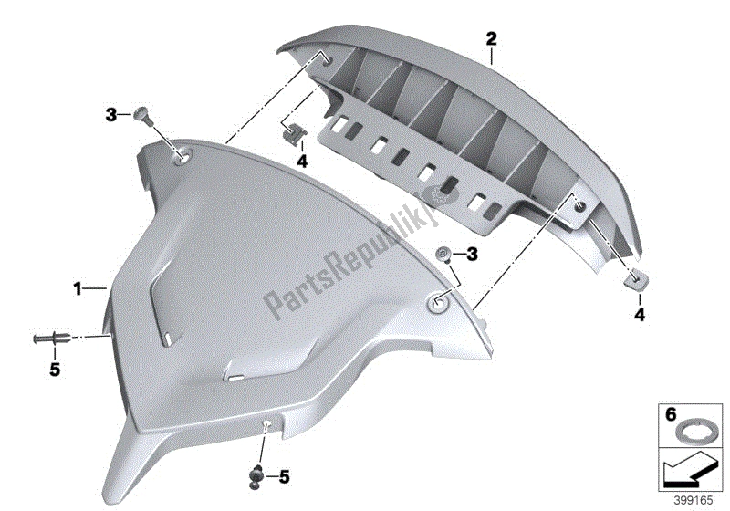 Todas las partes para Cubierta Del Instrumento de BMW R 1200 RT K 52 2013 - 2018