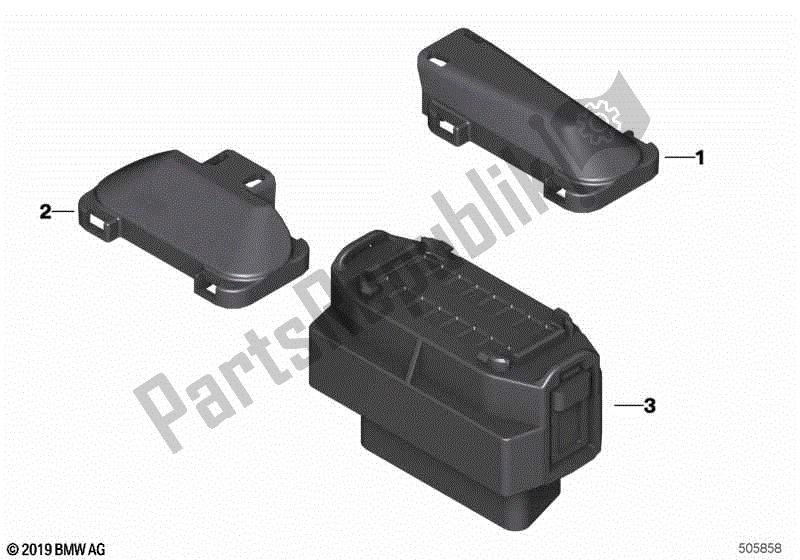 Todas las partes para Carcasa De Buje Obd de BMW R 1200 RT K 52 2013 - 2018