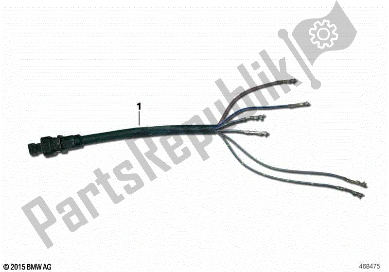 Todas las partes para Cable De Reparación, Puño Del Acelerador de BMW R 1200 RT K 52 2013 - 2018